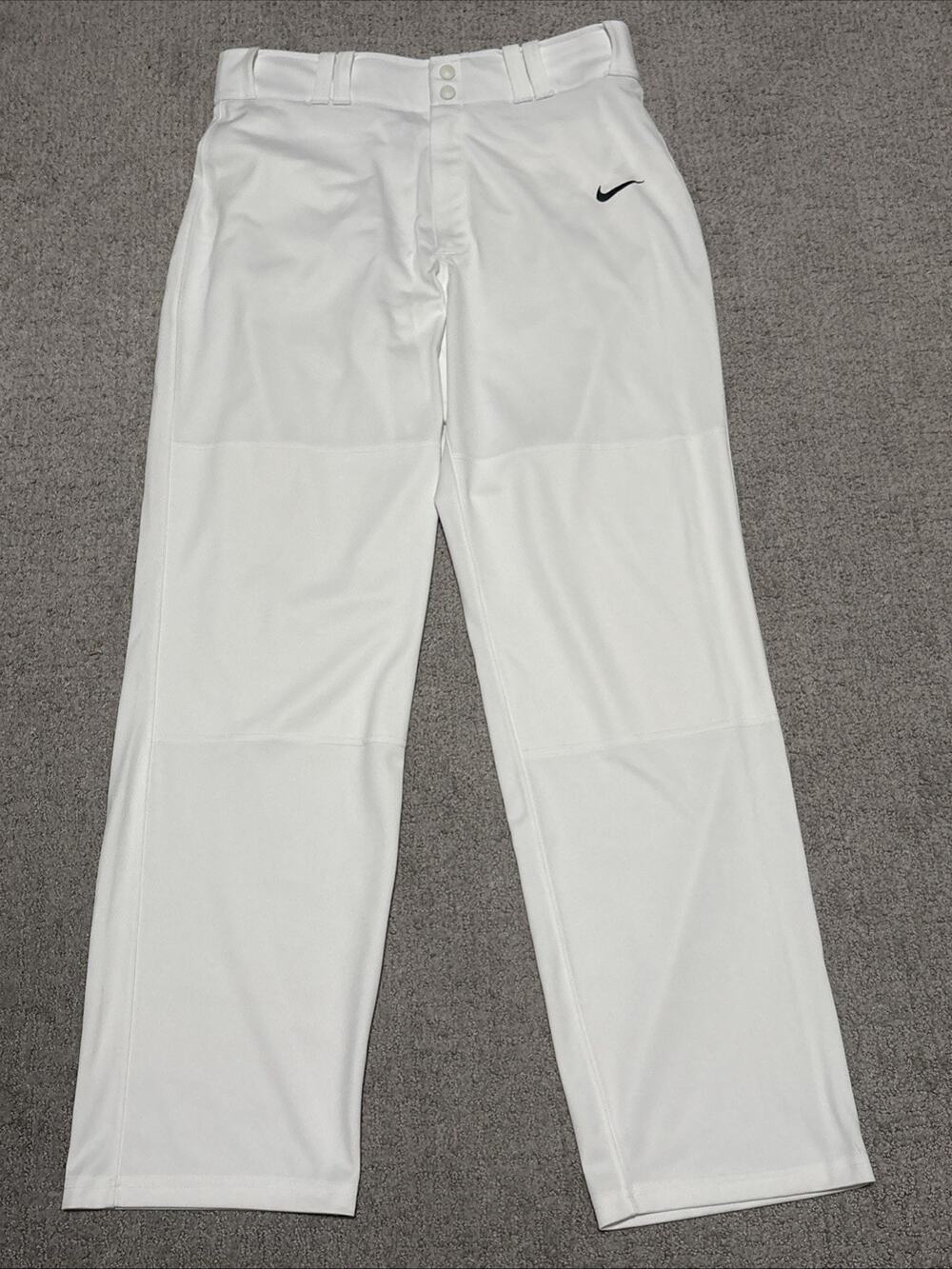 Nike Dri- Fit Men's Core Athletic Breathable White Baseball Pants Size Medium
